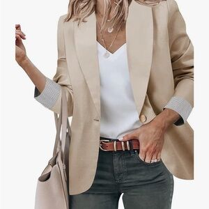 Women's Tan Blazer